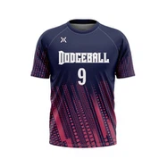 Full custom sublimation print dodgeball shirt for official games