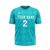 Fully custom sublimated dodgeball shirt compliant with JDBA regulations